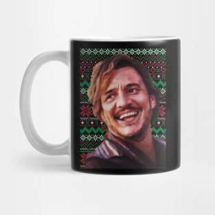 Nicolas Cage Pedro Pascal Meme - Ugly Xmas Part 2 Mug